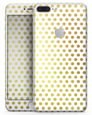 The All Over Golden Dot Pattern - Skin-kit for the iPhone 8 or 8 Plus