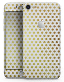 The All Over Golden Dot Pattern - Skin-kit for the iPhone 8 or 8 Plus