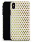 The All Over Golden Dot Pattern - iPhone X Clipit Case