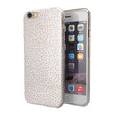 The All Over Micro Pink Dotted Pattern iPhone 6/6s or 6/6s Plus 2-Piece Hybrid INK-Fuzed Case
