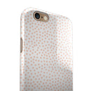 The All Over Micro Pink Dotted Pattern iPhone 6/6s or 6/6s Plus 2-Piece Hybrid INK-Fuzed Case