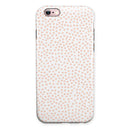 The All Over Micro Pink Dotted Pattern iPhone 6/6s or 6/6s Plus 2-Piece Hybrid INK-Fuzed Case