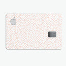 The All Over Micro Pink Dotted Pattern - Premium Protective Decal Skin-Kit for the Apple Credit Card
