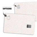 The All Over Micro Pink Dotted Pattern - Premium Protective Decal Skin-Kit for the Apple Credit Card