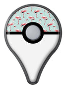 The All Over Mint Flamingo Pattern  Pokémon GO Plus Vinyl Protective Decal Skin Kit