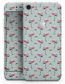 The All Over Mint Flamingo Pattern  - Skin-kit for the iPhone 8 or 8 Plus