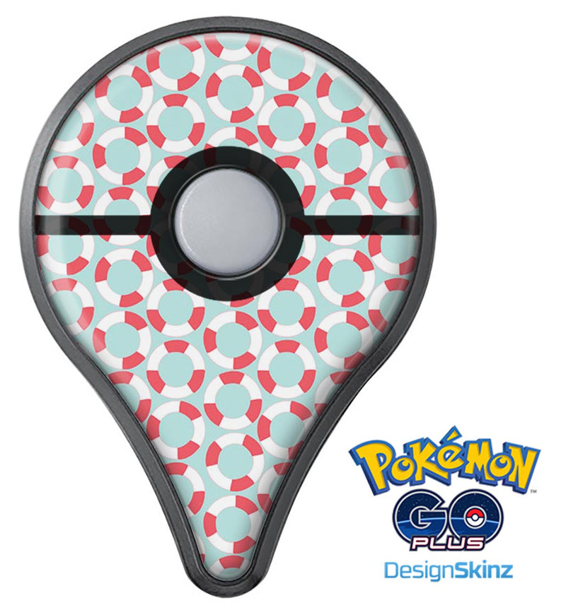The All Over Mint Life Float Pattern Pokémon GO Plus Vinyl Protective Decal Skin Kit