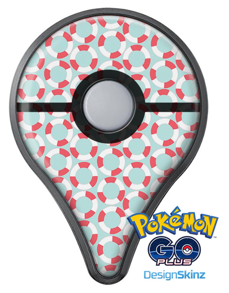 The All Over Mint Life Float Pattern Pokémon GO Plus Vinyl Protective Decal Skin Kit