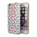 The All Over Mint Life Float Pattern iPhone 6/6s or 6/6s Plus 2-Piece Hybrid INK-Fuzed Case
