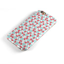 The All Over Mint Life Float Pattern iPhone 6/6s or 6/6s Plus 2-Piece Hybrid INK-Fuzed Case