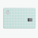 The All Over Mint Luxury Design - Premium Protective Decal Skin-Kit for the Apple Credit Card
