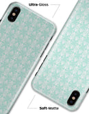The All Over Mint Luxury Design - iPhone X Clipit Case
