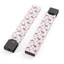The All Over Pink Flamingo Pattern - Premium Decal Protective Skin-Wrap Sticker compatible with the Juul Labs vaping device