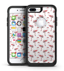 The All Over Pink Flamingo Pattern - iPhone 7 or 7 Plus Commuter Case Skin Kit