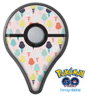 The All Over Pink Ice Cream Cone Pattern Pokémon GO Plus Vinyl Protective Decal Skin Kit