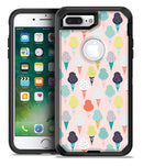 The All Over Pink Ice Cream Cone Pattern - iPhone 7 Plus/8 Plus OtterBox Case & Skin Kits