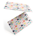 The All Over Pink Ice Cream Cone Pattern - Premium Protective Decal Skin-Kit for the Apple Credit Card