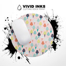 The All Over Pink Ice Cream Cone Pattern// WaterProof Rubber Foam Backed Anti-Slip Mouse Pad for Home Work Office or Gaming Computer Desk