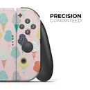 The All Over Pink Ice Cream Cone Pattern // Skin Decal Wrap Kit for Nintendo Switch Console & Dock, Joy-Cons, Pro Controller, Lite, 3DS XL, 2DS XL, DSi, or Wii - Vinyl Skin Wrap for Nintendo Switch 2, OLED, Lite, Pro Controller, Wii & Classic Handhelds