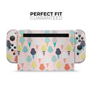 The All Over Pink Ice Cream Cone Pattern // Skin Decal Wrap Kit for Nintendo Switch Console & Dock, Joy-Cons, Pro Controller, Lite, 3DS XL, 2DS XL, DSi, or Wii - Vinyl Skin Wrap for Nintendo Switch 2, OLED, Lite, Pro Controller, Wii & Classic Handhelds