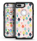 The All Over Pink Ice Cream Cone Pattern - iPhone 7 Plus/8 Plus OtterBox Case & Skin Kits