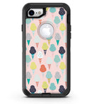 The All Over Pink Ice Cream Cone Pattern - iPhone 7 or 8 OtterBox Case & Skin Kits