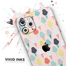 The All Over Pink Ice Cream Cone Pattern - Protective Skin Wrap & Decal – Compatible with iPhone SE to iPhone 17 Pro Max (All Models)