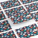 The All Over Teal and Green Ice Cream Cones - Premium Protective Decal Skin-Kit for the Apple Credit Card