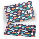 The All Over Teal and Green Ice Cream Cones - Premium Protective Decal Skin-Kit for the Apple Credit Card