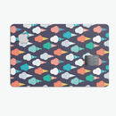 The All Over Teal and Green Ice Cream Cones - Premium Protective Decal Skin-Kit for the Apple Credit Card