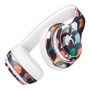 The All Over Teal and Green Ice Cream Cones Full-Body Skin Kit for the Beats by Dre Solo 3 Wireless Headphones