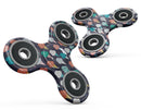 The All Over Teal and Green Ice Cream Cones Full-Body Fidget Spinner Skin-Kit