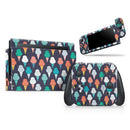 The All Over Teal and Green Ice Cream Cones // Skin Decal Wrap Kit for Nintendo Switch Console & Dock, Joy-Cons, Pro Controller, Lite, 3DS XL, 2DS XL, DSi, or Wii - Vinyl Skin Wrap for Nintendo Switch 2, OLED, Lite, Pro Controller, Wii & Classic Handhelds