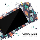 The All Over Teal and Green Ice Cream Cones // Skin Decal Wrap Kit for Nintendo Switch Console & Dock, Joy-Cons, Pro Controller, Lite, 3DS XL, 2DS XL, DSi, or Wii - Vinyl Skin Wrap for Nintendo Switch 2, OLED, Lite, Pro Controller, Wii & Classic Handhelds
