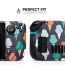 The All Over Teal and Green Ice Cream Cones // Full Body Skin Decal Wrap Kit for the Steam Deck handheld gaming computer