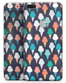 The All Over Teal and Green Ice Cream Cones - Skin-kit for the iPhone 8 or 8 Plus