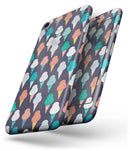 The All Over Teal and Green Ice Cream Cones - Skin-kit for the iPhone 8 or 8 Plus