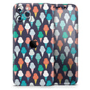 The All Over Teal and Green Ice Cream Cones - Protective Skin Wrap & Decal – Compatible with iPhone SE to iPhone 17 Pro Max (All Models)