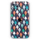 The All Over Teal and Green Ice Cream Cones - Protective Skin Wrap & Decal – Compatible with iPhone SE to iPhone 17 Pro Max (All Models)