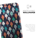 The All Over Teal and Green Ice Cream Cones - Protective Skin Wrap & Decal – Compatible with iPhone SE to iPhone 17 Pro Max (All Models)