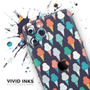 The All Over Teal and Green Ice Cream Cones - Protective Skin Wrap & Decal – Compatible with iPhone SE to iPhone 17 Pro Max (All Models)