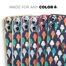 The All Over Teal and Green Ice Cream Cones - Protective Skin Wrap & Decal – Compatible with iPhone SE to iPhone 17 Pro Max (All Models)