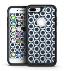 The All Over Teal and White Life Floats - iPhone 7 or 7 Plus Commuter Case Skin Kit