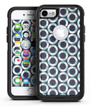 The All Over Teal and White Life Floats - iPhone 7 or 7 Plus Commuter Case Skin Kit