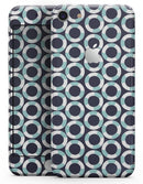 The All Over Teal and White Life Floats - Skin-kit for the iPhone 8 or 8 Plus