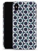 The All Over Teal and White Life Floats - iPhone X Clipit Case