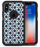 The All Over Teal and White Life Floats - iPhone X OtterBox Case & Skin Kits