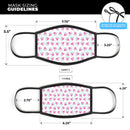 The All Over Watermelon Slice Pattern - Made in USA Mouth Cover Unisex Anti-Dust Cotton Blend Reusable & Washable Face Mask with Adjustable Sizing for Adult or Child
