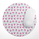 The All Over Watermelon Slice Pattern// WaterProof Rubber Foam Backed Anti-Slip Mouse Pad for Home Work Office or Gaming Computer Desk
