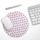 The All Over Watermelon Slice Pattern// WaterProof Rubber Foam Backed Anti-Slip Mouse Pad for Home Work Office or Gaming Computer Desk